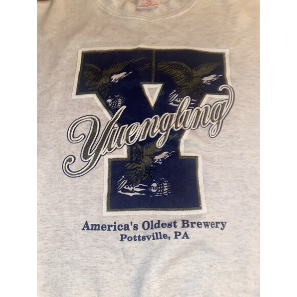 Vintage Yuengling Americas Oldest Brewery Beer Sweatshirt USA Made Men's L 90s - Picture 2 of 7